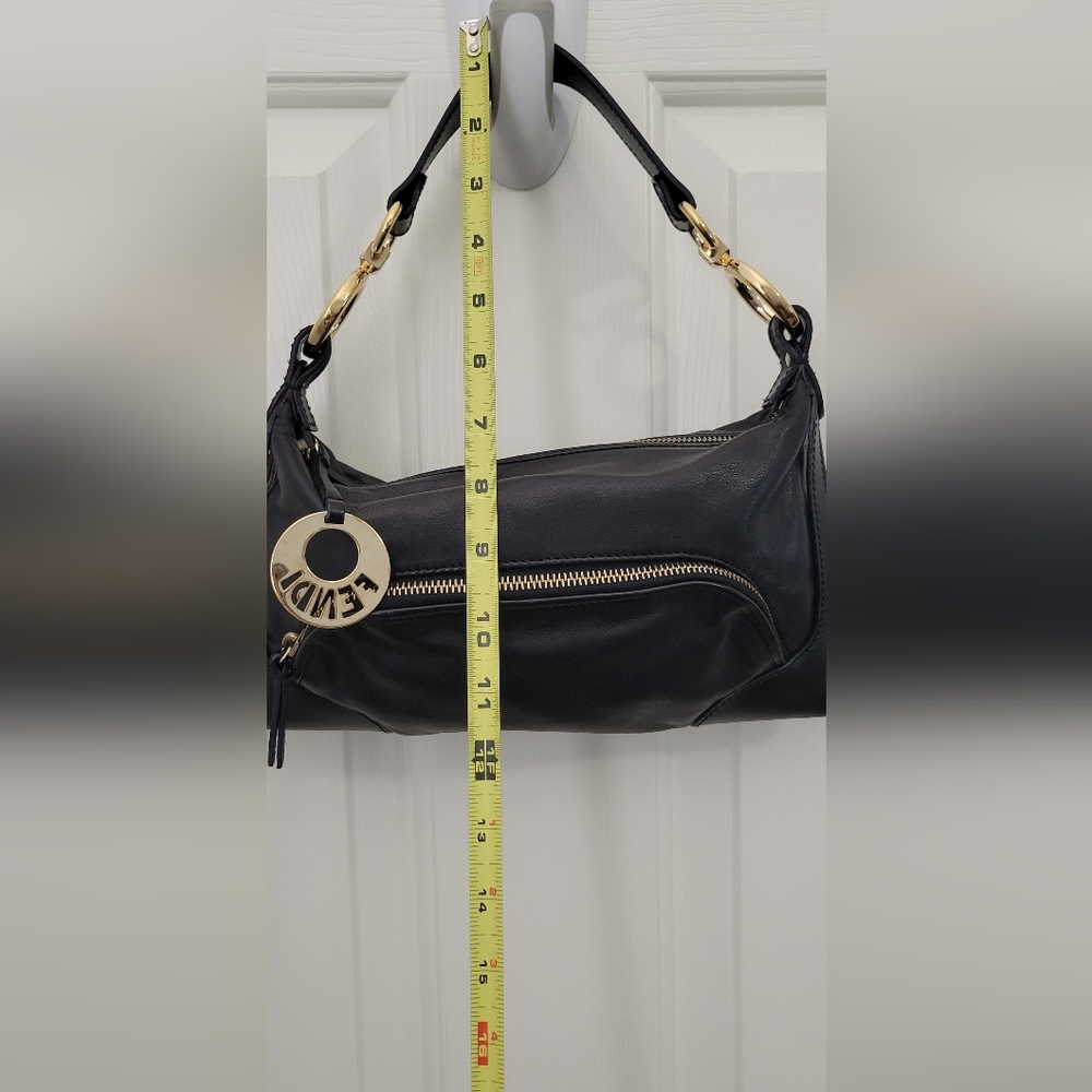 Fendi leather zucca baguette bag - Picture 13 of 16